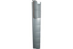Passe cable flap vertical alu 720mm/7 el.  