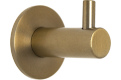 Porte-manteau rond or mat 