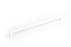 Poignée U BA320 L328.5 zamac mat blanc