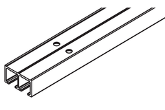 Hawa Clipo 16 rail roulement, alu, à visser, 6000mm