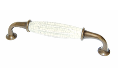 Poignée 4700 df 128 porcelaine bronze craquelé 