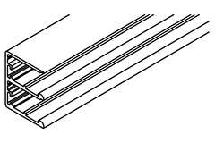 Hawa Combino 50 double rail amorti 6000mm