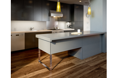 Pied u meuble chrome h=435mm/l=710mm  