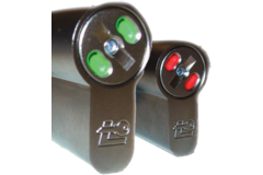 Cyl.litto libre/occupe bouton nickele  