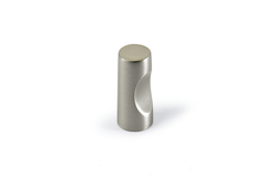 Knop Almus, H 23 mm, ø 12 mm, roestvrij staal finish geborsteld