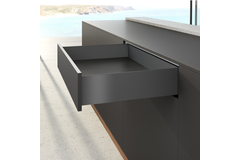 AvanTech YOU set zijwand h139 l500mm antraciet L/R zonder frontbevestiging