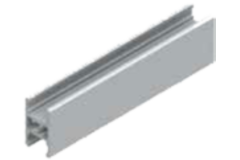 Profil-U horizontal centraal RC-Base 4m alu argent  