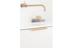 Greep edge straight ba320 l350 alu geborsteld goud