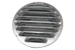 Grille ronde d.100mm alu  