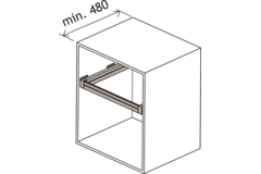 Moka cadre coulissant k.1000 964-1014mm Soft alu  