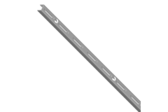 Stellijsten element enkel - 2,0m grijs