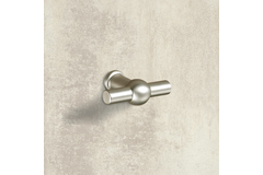 Bouton Altedo, L 50 mm, H 37 mm, aspect inox brossé