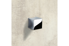 Bouton Alvito, L 21 mm, B 21 mm, H 21 mm, chromé brillant