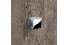 Bouton Alvito, L 21 mm, B 21 mm, H 21 mm, chromé brillant