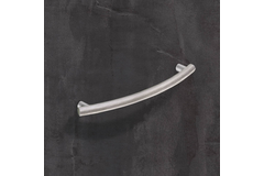 Greep Bathia, boorafstand 128, L 151 mm, B 8 mm, H 28 mm, roestvrij staal finish geborsteld