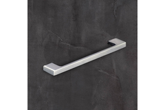 Greep Belluno, boorafstand 160 / 192 mm, L 200 mm, B 9 mm, H 30 mm, roestvrij staal finish geborsteld