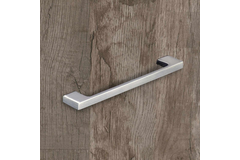 Greep Belluno, boorafstand 160 / 192 mm, L 200 mm, B 9 mm, H 30 mm, roestvrij staal finish geborsteld