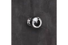 Bouton Bona, H 41 mm, ø 30 mm, chromé brillant