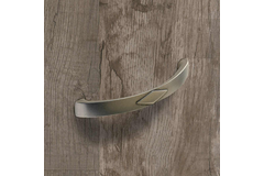 Poignée Bracara, entraxe de perçages 96, L 114 mm, B 15 mm, H 32 mm, aspect étain