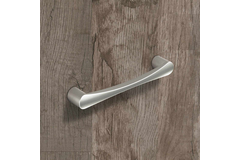 Poignée Bruxella, entraxe de perçages 160, L 180 mm, B 20 mm, H 36 mm, aspect inox brossé