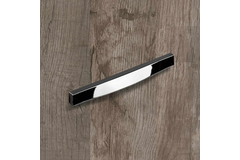 Greep Forli, boorafstand 160 / 192 mm, L 204 mm, B 18 mm, H 16 mm, glans verchroomd