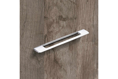 Greep Nubia, boorafstand 192 / 352 mm, L 437 mm, B 8 mm, H 35 mm, glans verchroomd