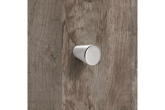Knop Onex, H 30 mm, ø 22 mm, roestvrij staal geborsteld