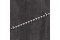 Poignée barre Salvia, entraxe de perçages 640, L 1340 mm, H 35 mm, ø 12 mm, Inox brossé