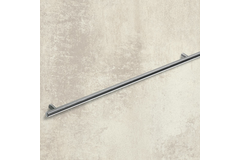 Poignée barre Salvia, entraxe de perçages 640, L 1340 mm, H 35 mm, ø 12 mm, Inox brossé