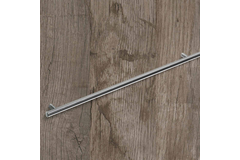 Poignée barre Salvia, entraxe de perçages 640, L 1340 mm, H 35 mm, ø 12 mm, Inox brossé