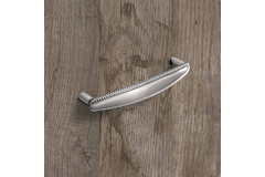 Greep Savelli, boorafstand 128, L 140 mm, B 18 mm, H 29 mm, roestvrij staal finish geborsteld