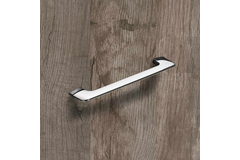 Poignée Suasa, entraxe de perçages 160, L 202 mm, B 8 mm, H 38 mm, chromé brillant
