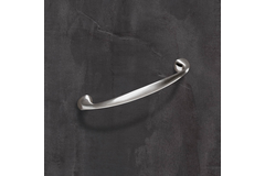 Greep Terranda, boorafstand 128, L 146 mm, B 12 mm, H 28 mm, roestvrij staal finish geborsteld