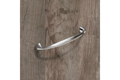 Greep Terranda, boorafstand 128, L 146 mm, B 12 mm, H 28 mm, roestvrij staal finish geborsteld