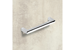 Greep Tornea, boorafstand 128, L 138 mm, B 10 mm, H 32 mm, glans verchroomd