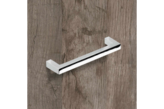 Greep Tornea, boorafstand 128, L 138 mm, B 10 mm, H 32 mm, glans verchroomd