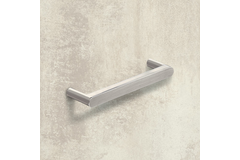 Greep Utinum, boorafstand 128, L 138 mm, B 10 mm, H 35 mm, roestvrij staal finish geborsteld