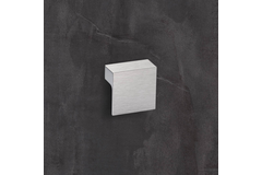 Poignée Venusia, entraxe de perçages 32, L 60 mm, B 60 mm, H 21 mm, aspect inox brossé