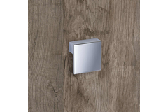Poignée Venusia, entraxe de perçages 32, L 60 mm, B 60 mm, H 21 mm, chromé brillant