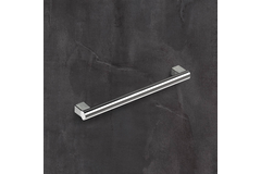 Poignée Vieste, entraxe de perçages 192, L 216 mm, H 30 mm, ø 12 mm, aspect inox brossé