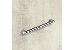 Poignée Vieste, entraxe de perçages 192, L 216 mm, H 30 mm, ø 12 mm, aspect inox brossé