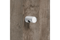 Knop Almus, H 23 mm, ø 12 mm, glans verchroomd