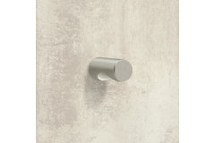 Bouton Almus, H 23 mm, ø 12 mm, Nickelé mat