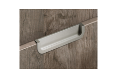 greep om in te laten Athena, boorafstand 160, L 170 mm, B 19 mm, H 36 mm, roestvrij staal finish geborsteld