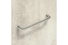 Greep Avenio, boorafstand 128, L 136 mm, H 32 mm, ø 8 mm, roestvrij staal finish geborsteld