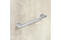 Poignée Belluno, entraxe de perçages 160 / 192 mm, L 200 mm, B 9 mm, H 30 mm, Chromé mat