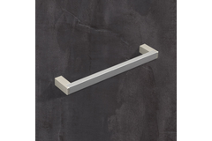 Poignée Bermeo, entraxe de perçages 192, L 205 mm, B 12 mm, H 32 mm, aspect inox brossé