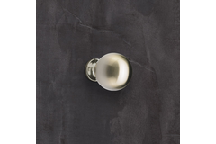 Knop Bona, H 41 mm, ø 30 mm, roestvrij staal finish geborsteld