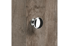 Bouton Cirpi, H 27 mm, ø 30 mm, chromé brillant