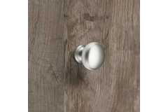 Bouton Cirpi, H 27 mm, ø 30 mm, Chromé mat